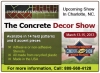 The 2013 Concrete Decor show in Charlotte, NC